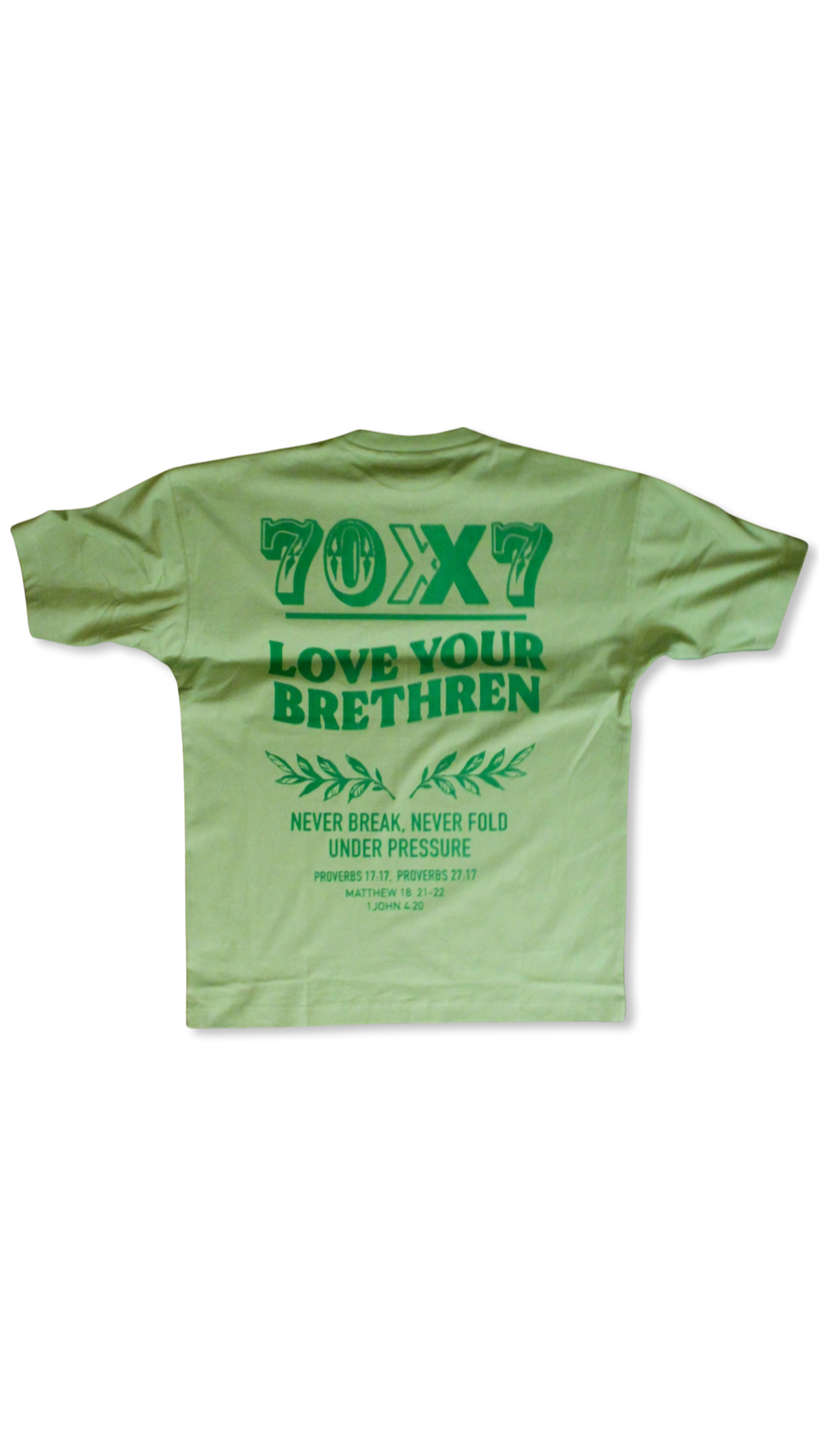 70x7 Oversized Beryl Green T-shirt